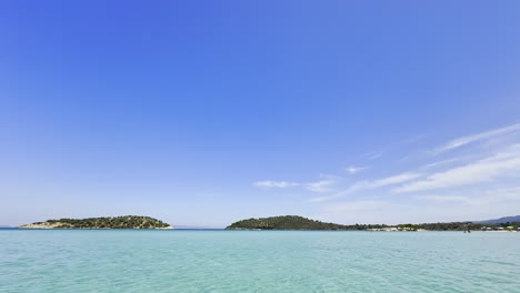 playas limpias con bandera azul de la península de halkidiki, grecia