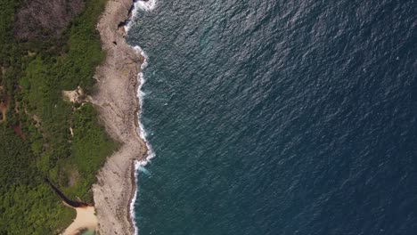 tropical beach in bay of northern puerto rico