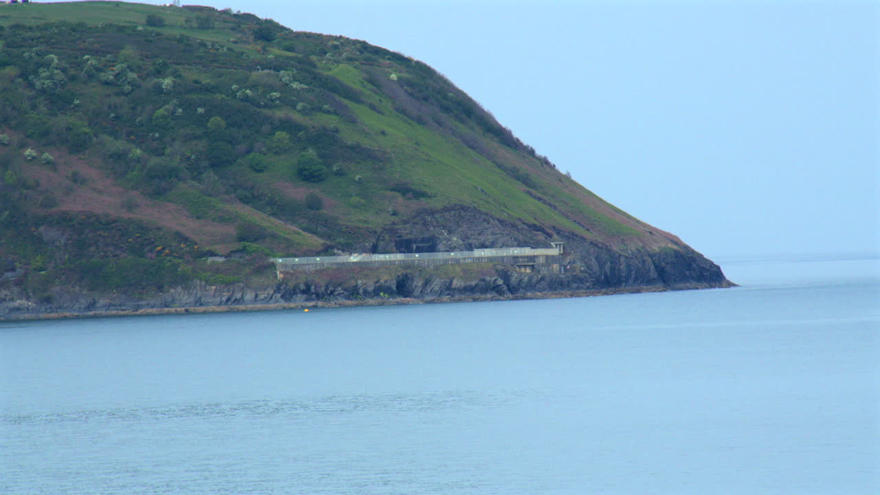 Abandoned industrial earthworks West of Aberporth