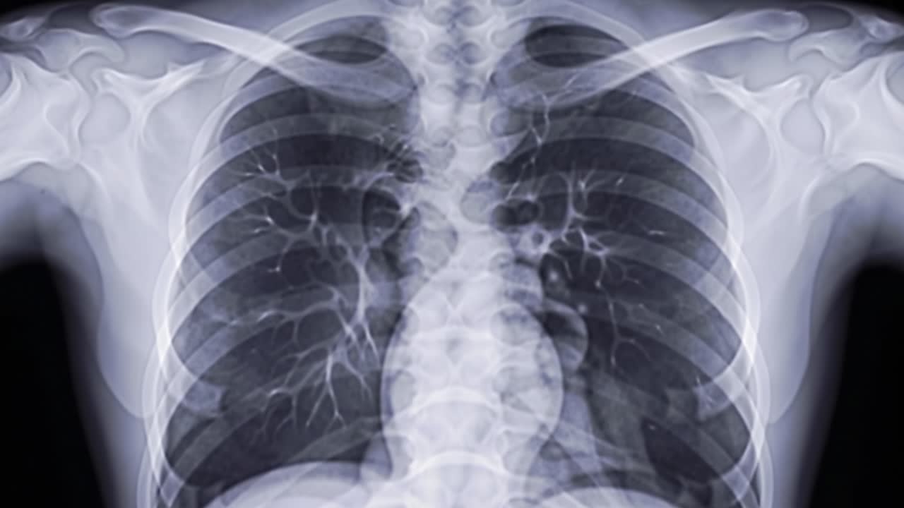 A detailed examination of chest x-ray images highlighting lung structures, heart positioning, and potential abnormalities. Provides insights into common health issues visible through x-rays.