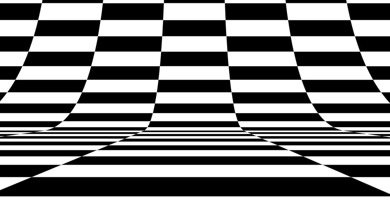 patrones de damas en blanco y negro verticales. patrones geométricos futuros fondo de movimiento. bucle sin costuras