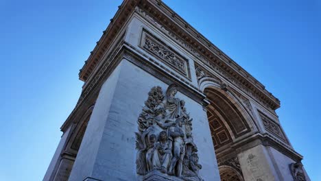 arc de triomphe in paris, france