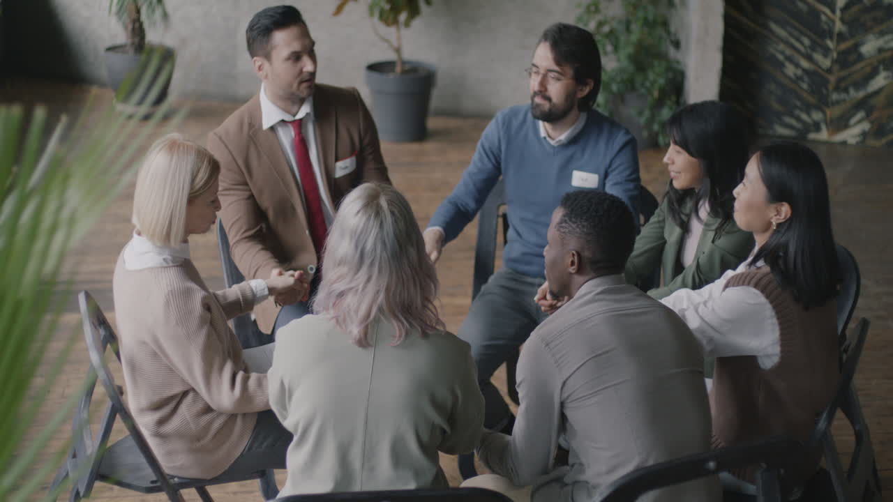 reunión del grupo de apoyo