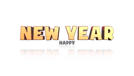 Cartoon-Happy-New-Year-text-on-a-vibrant-white-gradient