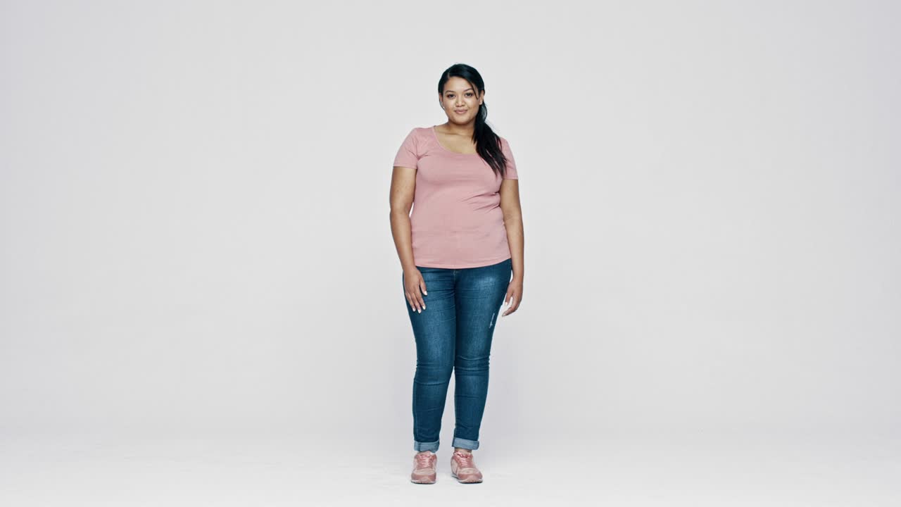 Young woman in casuals