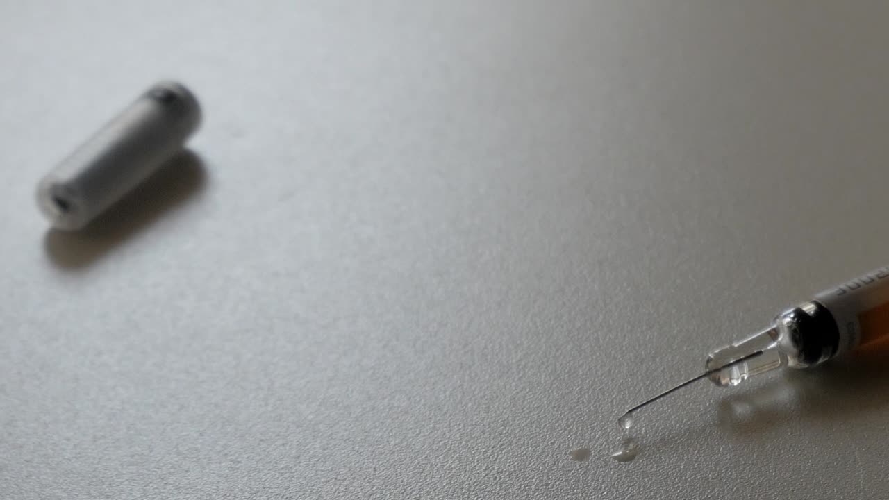 Medical equipments on the flat surface