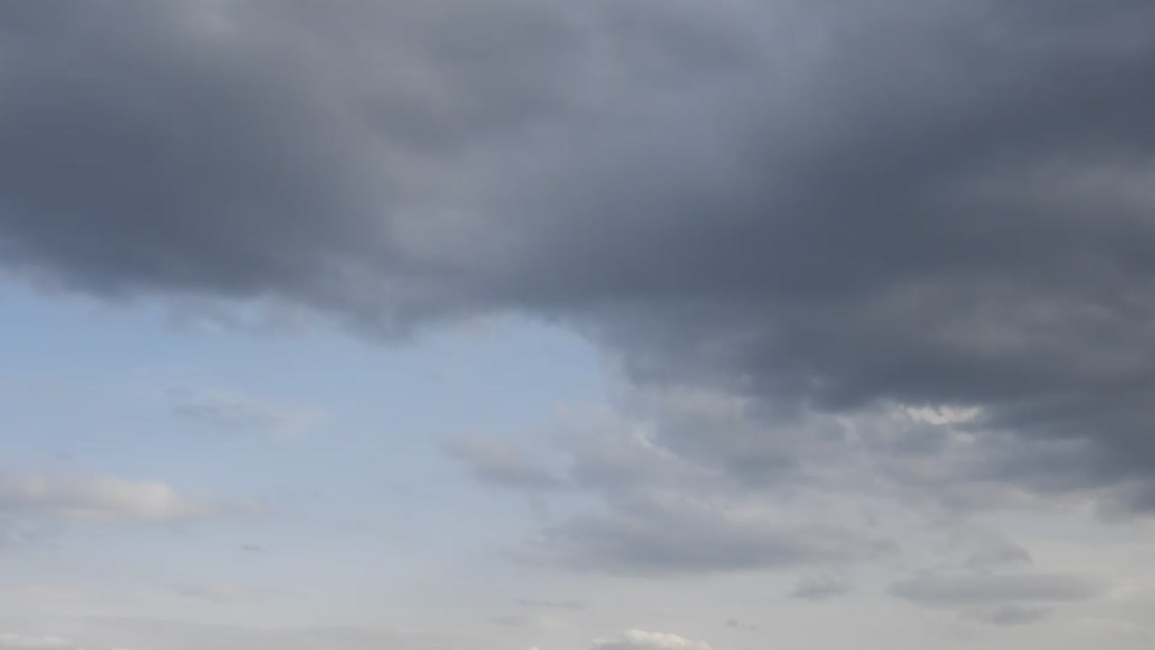 구름 시간 경과, 폭풍, 폭풍우, 봄 시즌