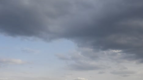 lapso de tiempo en la nube, tormenta, clima tormentoso, temporada de primavera