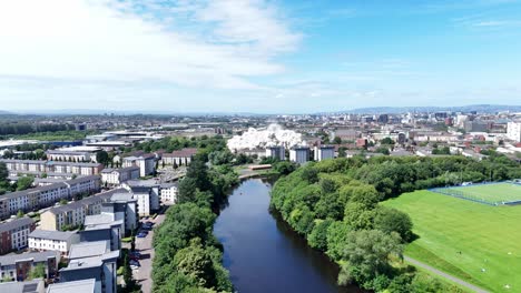 powerful moment in glasgow’s history as gorbals tower blocks are demolished