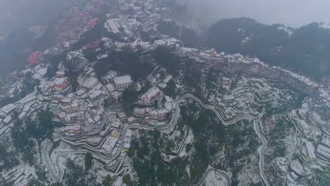 Reina-De-Las-Colinas,-Popular-Estación-De-Montaña-De-Uttarakhand-India--Mussoorie