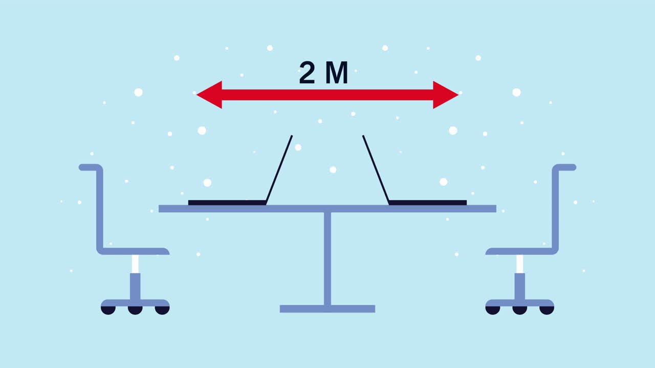코로나19 예방을 위한 사회적 거리 두기 캠페인