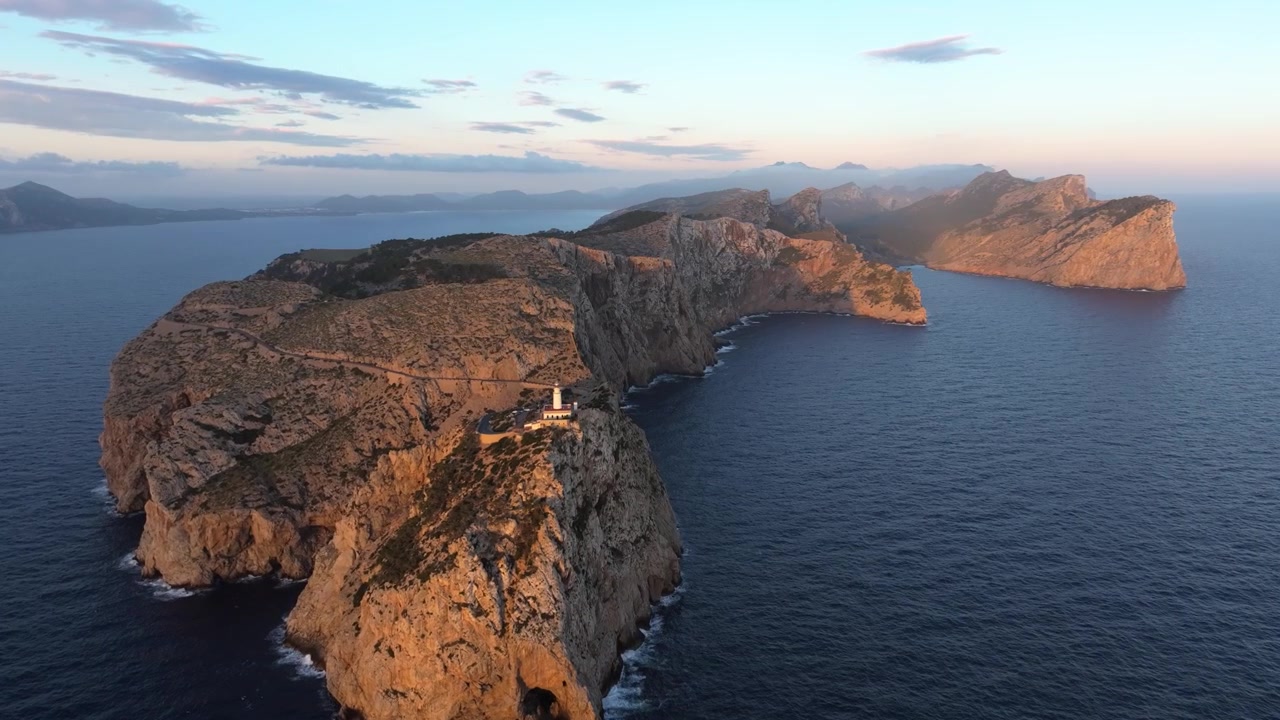Mirador de Cap Formentor - Riprese cinematografiche 4K da drone - Maiorca - Spagna 020