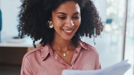 rewind, winner and documents with a business black