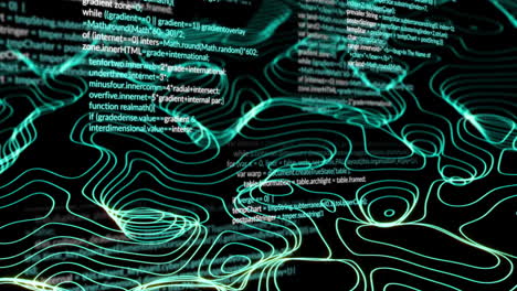 Animation of data processing over network of connections