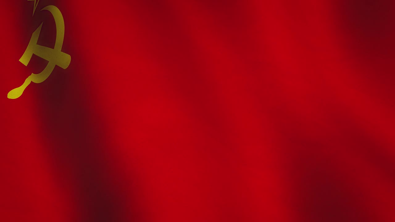 소비에트 공산주의 러시아 발이 발 기둥에 흔들리고 있습니다.