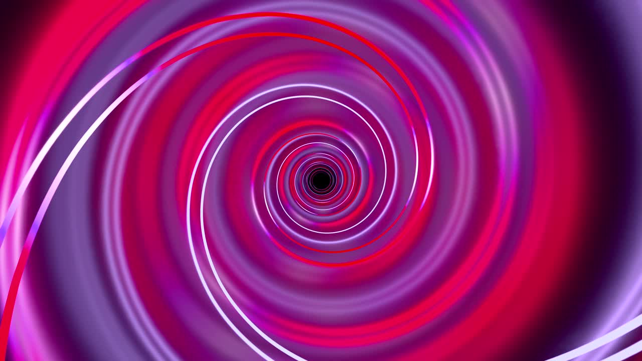 un túnel abstracto de 4k con luces de neón.