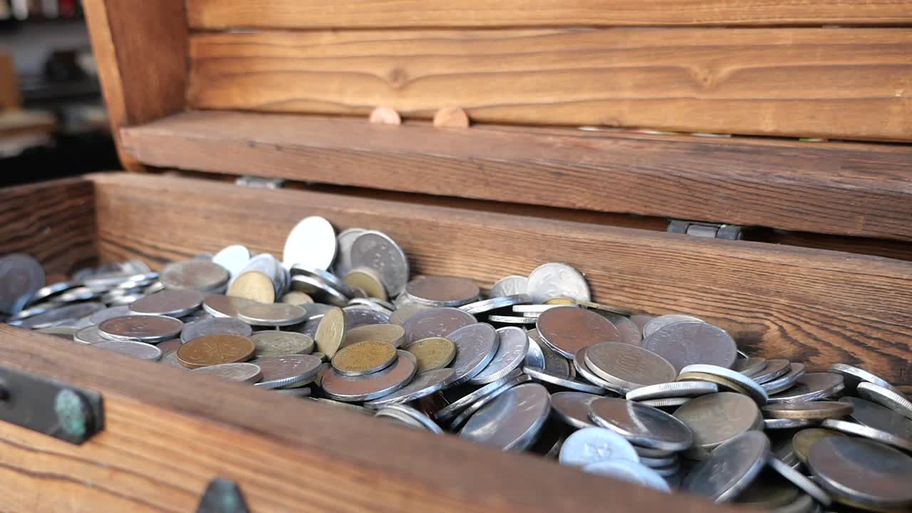 Treasure Chest Full of Coins