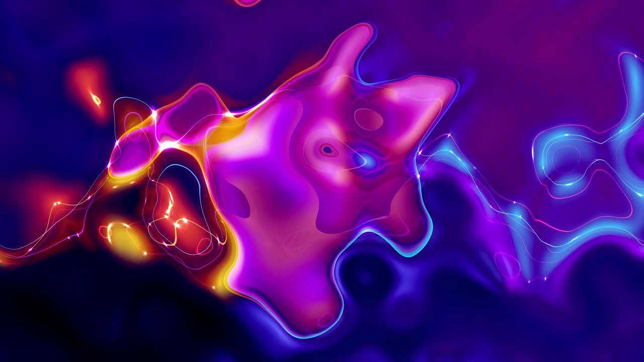 Sfondo animato astratto con liquido marmorizzato in movimento. Animazione astratta di liquido ondulato con colori sfumati e lisci.