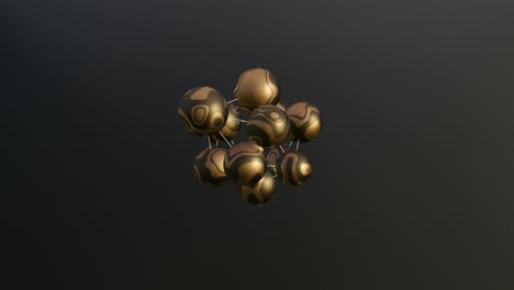 metaball imágenes 3d. deformación orgánica renderización mancha animación realista. forma de fluido disolviendo aislado en fondo de color. molécula líquida desintegrándose video 4k