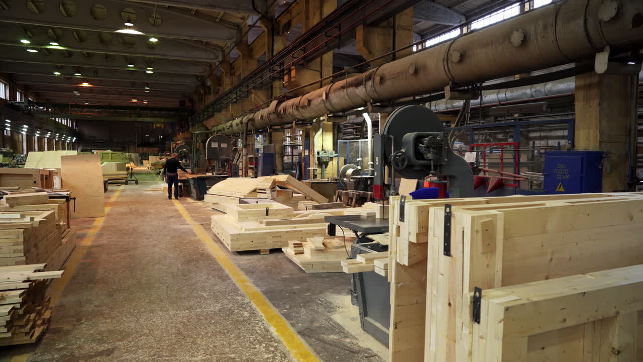 fábrica de procesamiento de madera