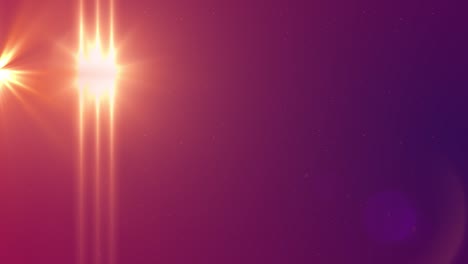 optical lens flares transition seamless loop. 4k beautiful big orange red spotlight effects.