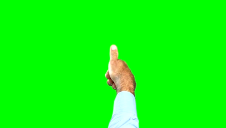 primer plano de la mano con una pantalla digital futurista