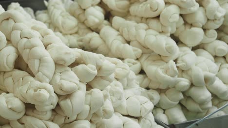 pile of twisted dough
