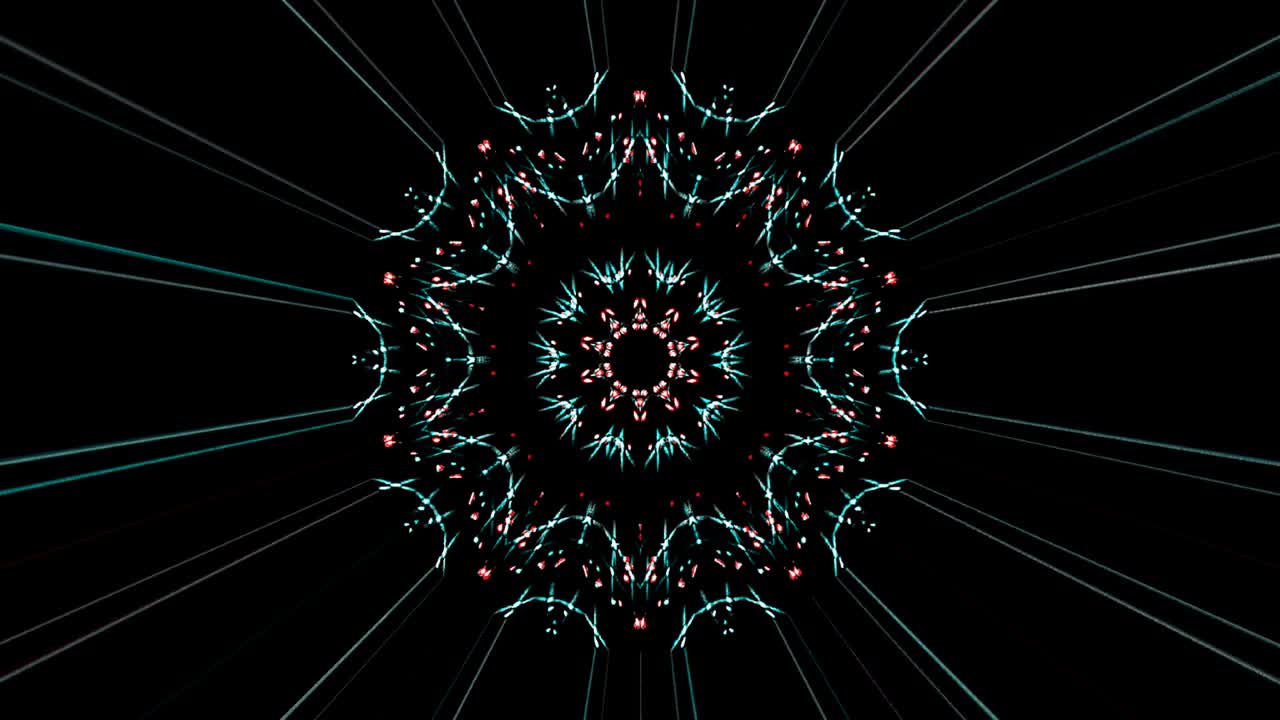 brillante brillante que maneja el movimiento suave con líneas coloridas brillantes brillantes