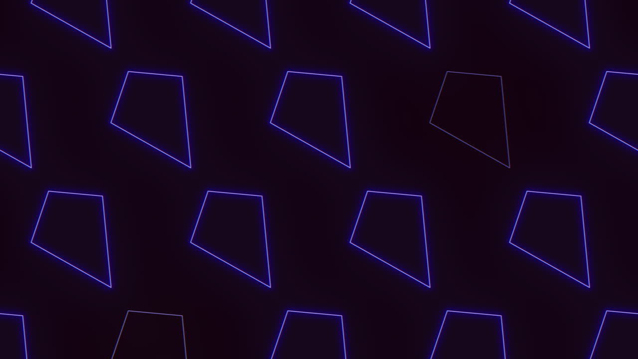 un diamante púrpura de neón sobre un fondo negro