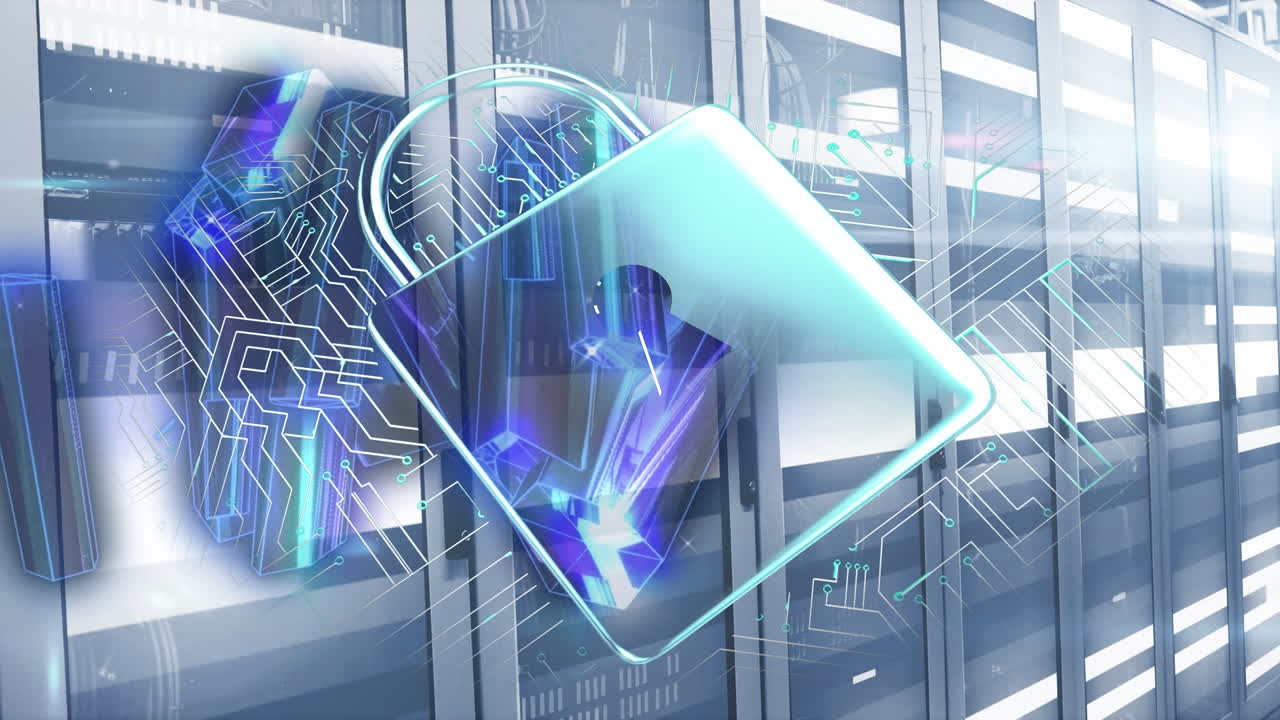 서버 방 위의 움직이는 모양과  ⁇ 락의 애니메이션