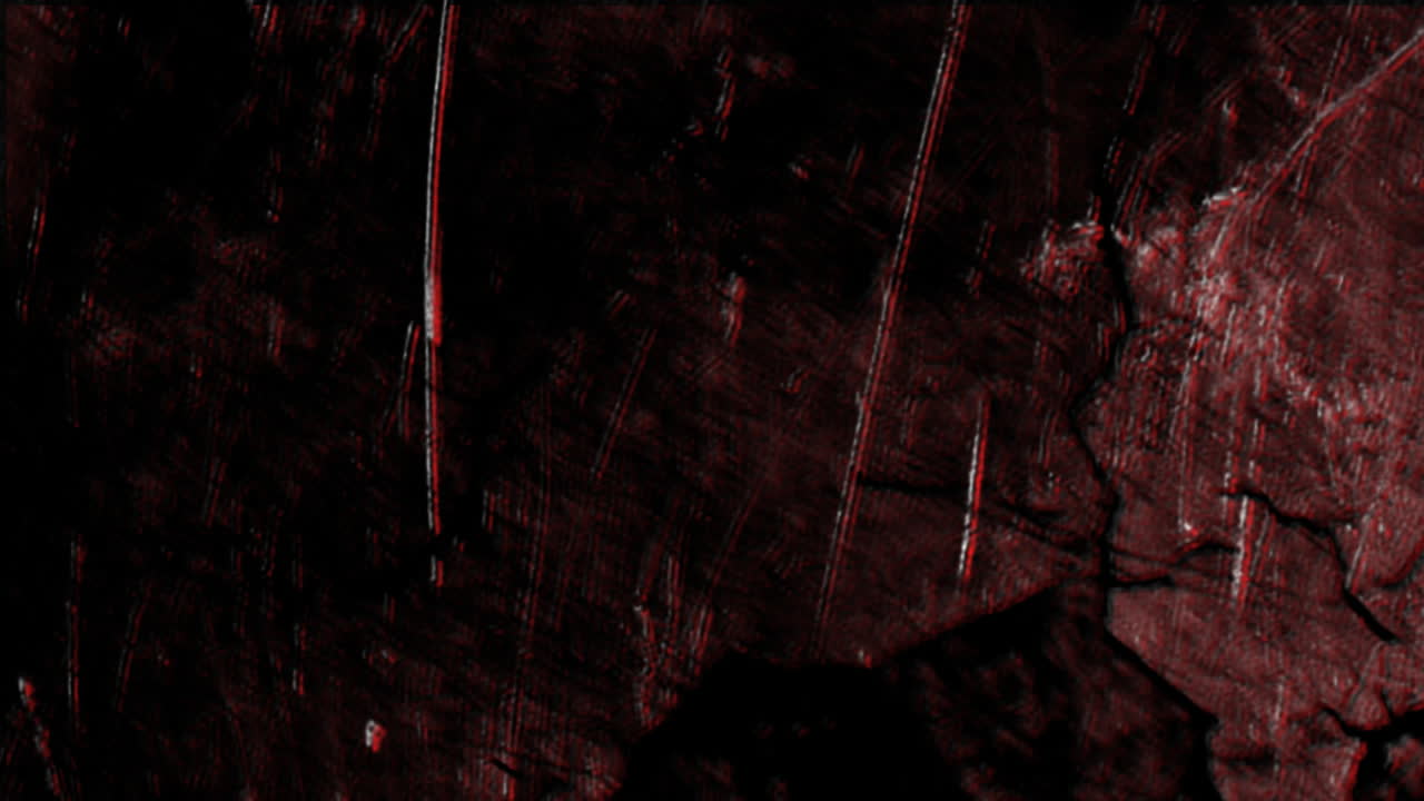 animación de movimiento y cambio de textura roja y espacio de copia en fondo negro