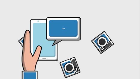 concepto de las redes sociales
