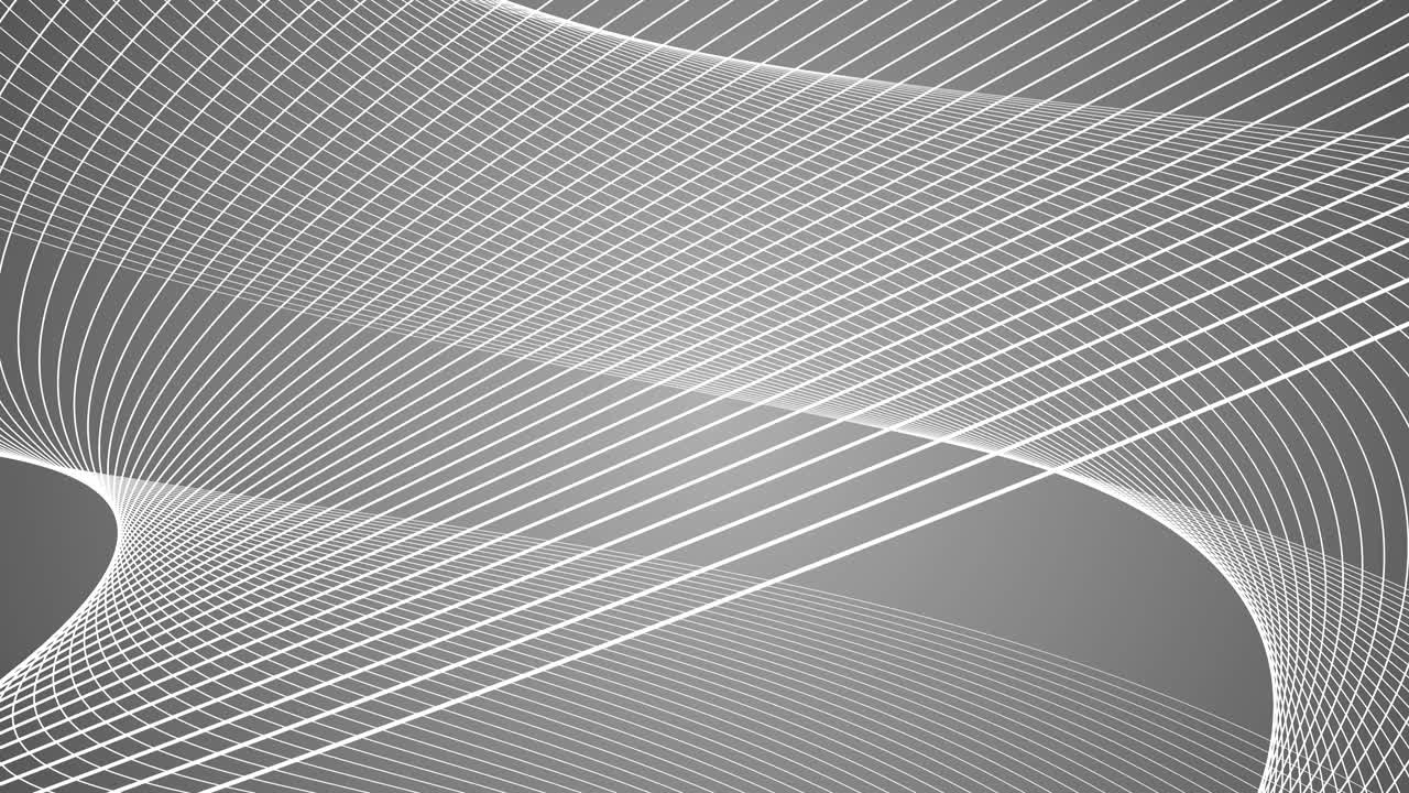 abstract geometric twisting spiral loop motion background grey