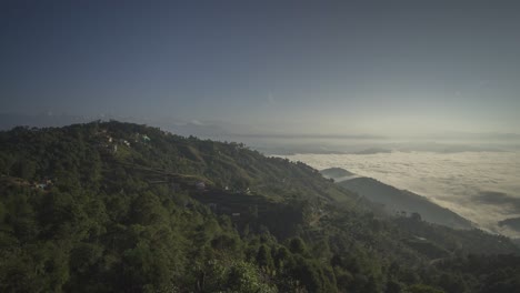misty mountain landscape