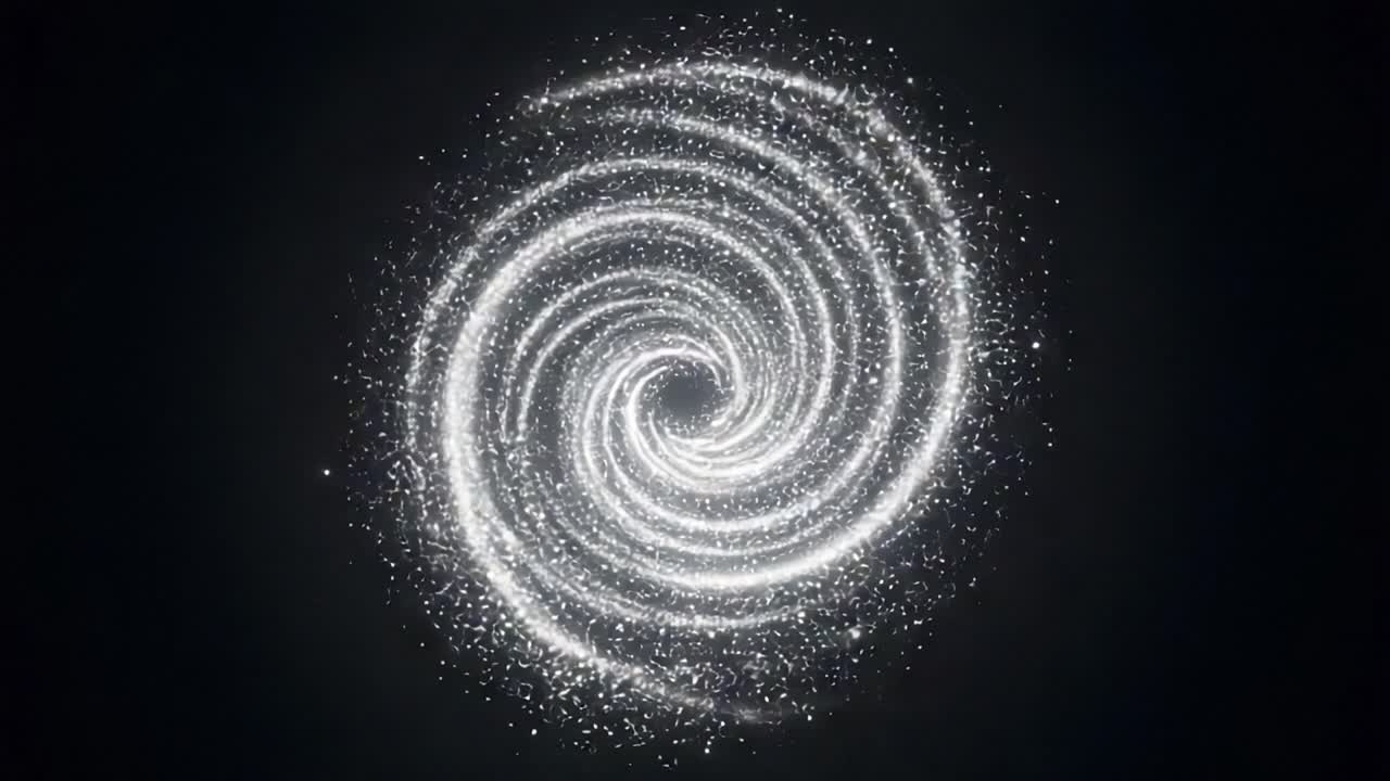A Mesmerizing Spiral of Cosmic Stardust: A Journey Through the Elegant Formation of a Swirling Galaxy Captured in Stunning Detail