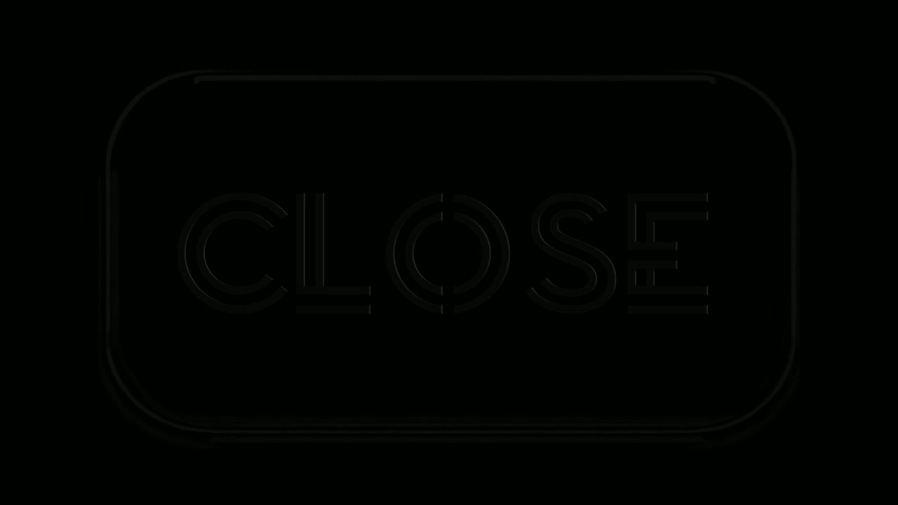 Animation neon light text CLOSE in neon border on black background for modern shop,retail, resort,bar display promotion business concept