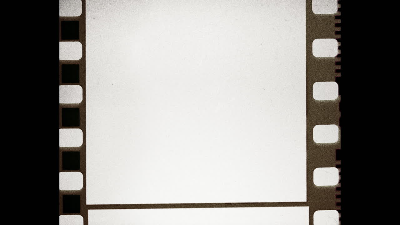 marco de película en blanco