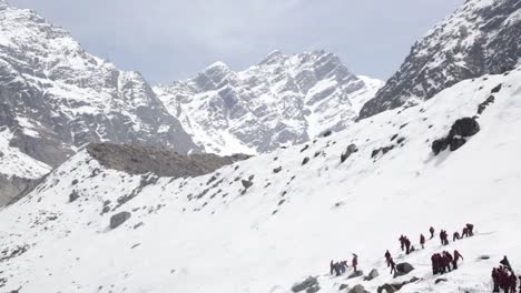 hermosa vista de los picos del himalaya