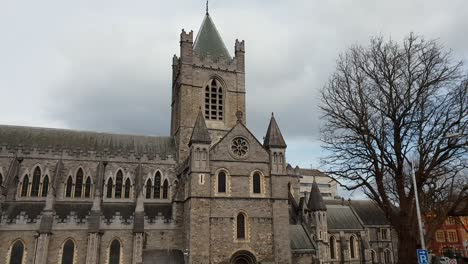 la asombrosa catedral de la iglesia de cristo en dublín