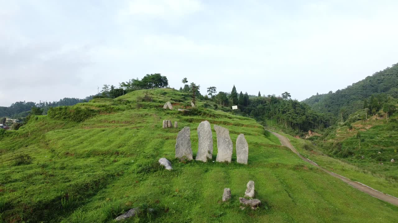 Drone video of Meghalaya's natural beauty.