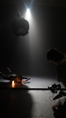 studio photography of a dancer