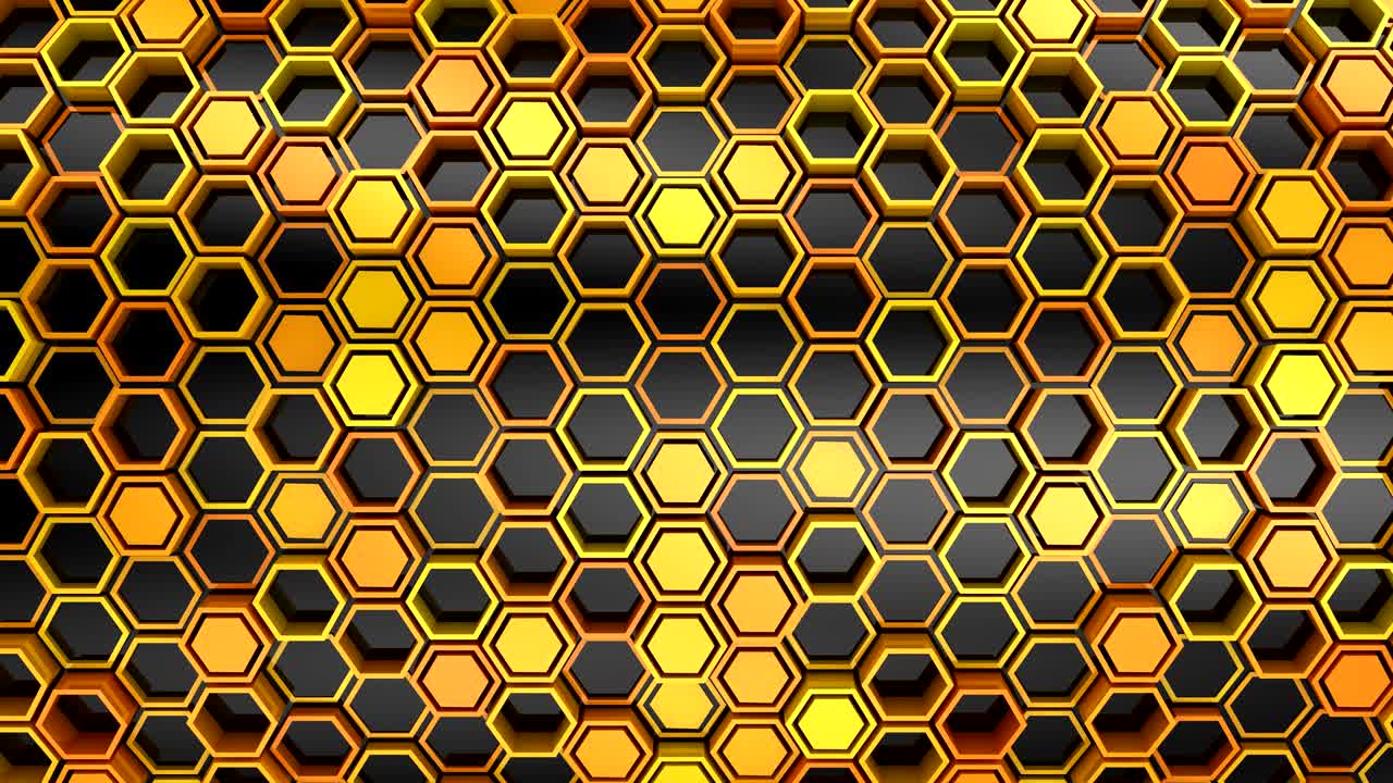 el fondo de los hexágonos