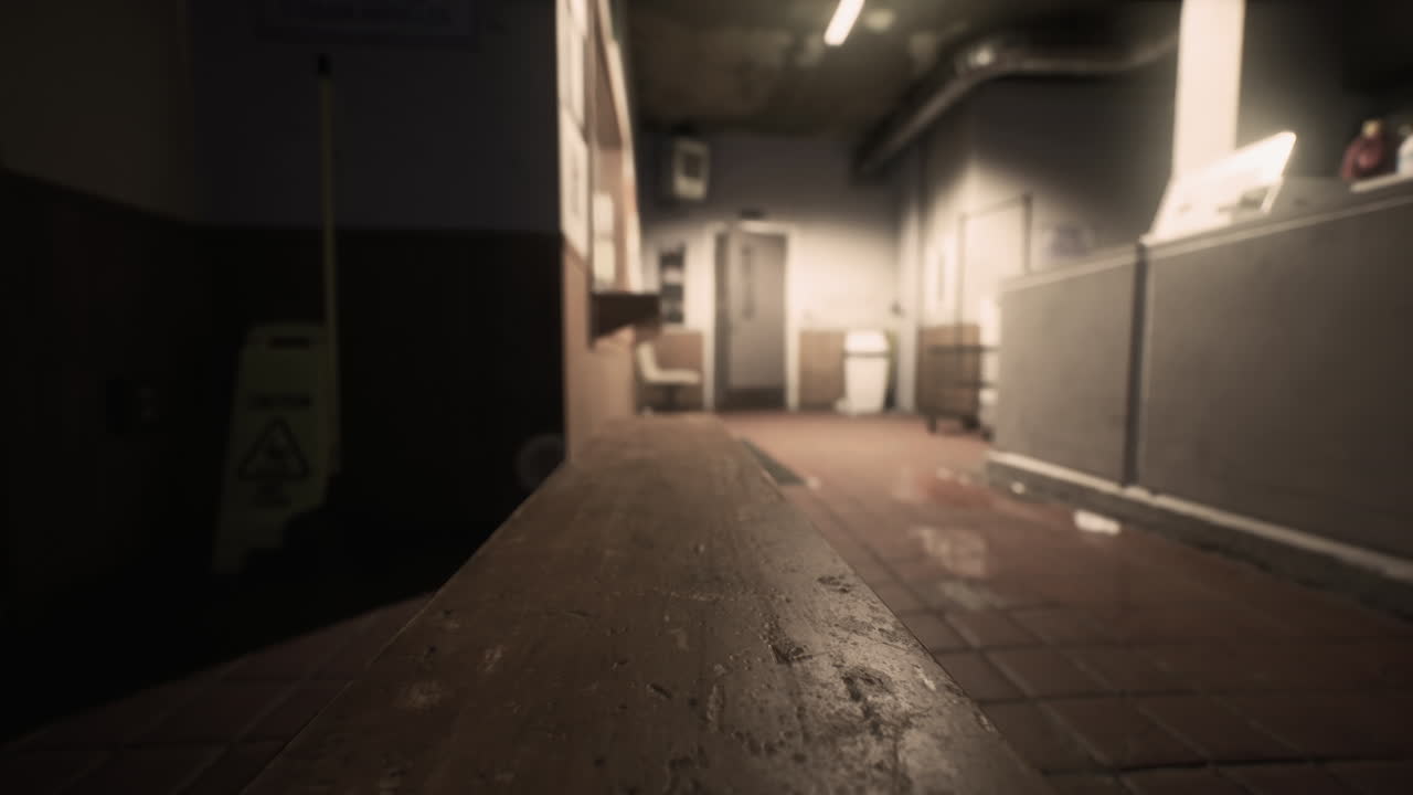 빈 세탁실 대기실