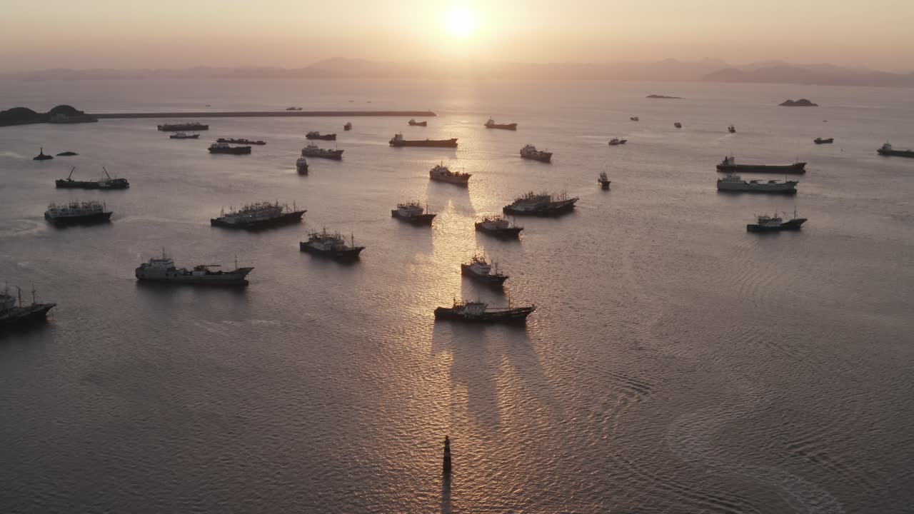 바다에서 시 보트, 타이저우, 제지앙.