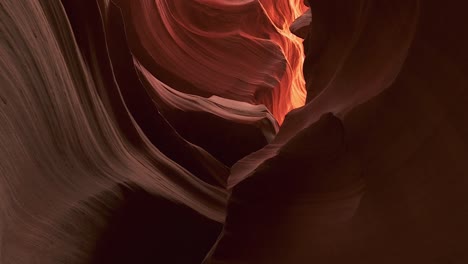 inside the lower antelope canyon, formed by the erosion of navajo sandstone in lechee, arizona