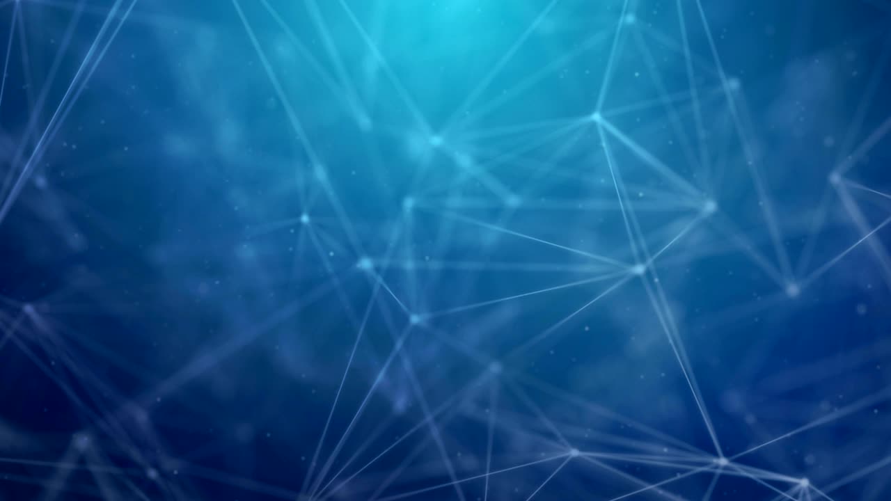 abstracto plexo azul estructura de moléculas sustancias médicas moléculas médicas y tecnología presentación de estructura futurista bucle de fondo para la ciencia, química, biología, medicina, investigación.