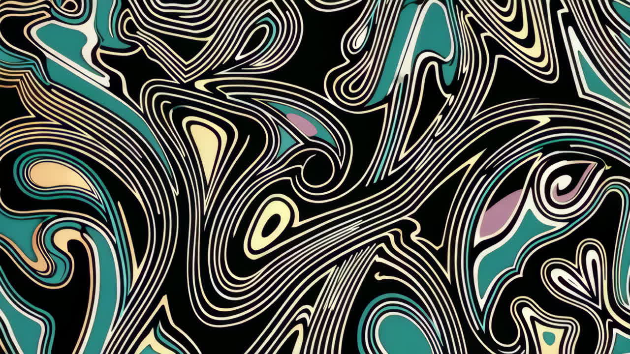 Abstract Liquid Marbling Pattern