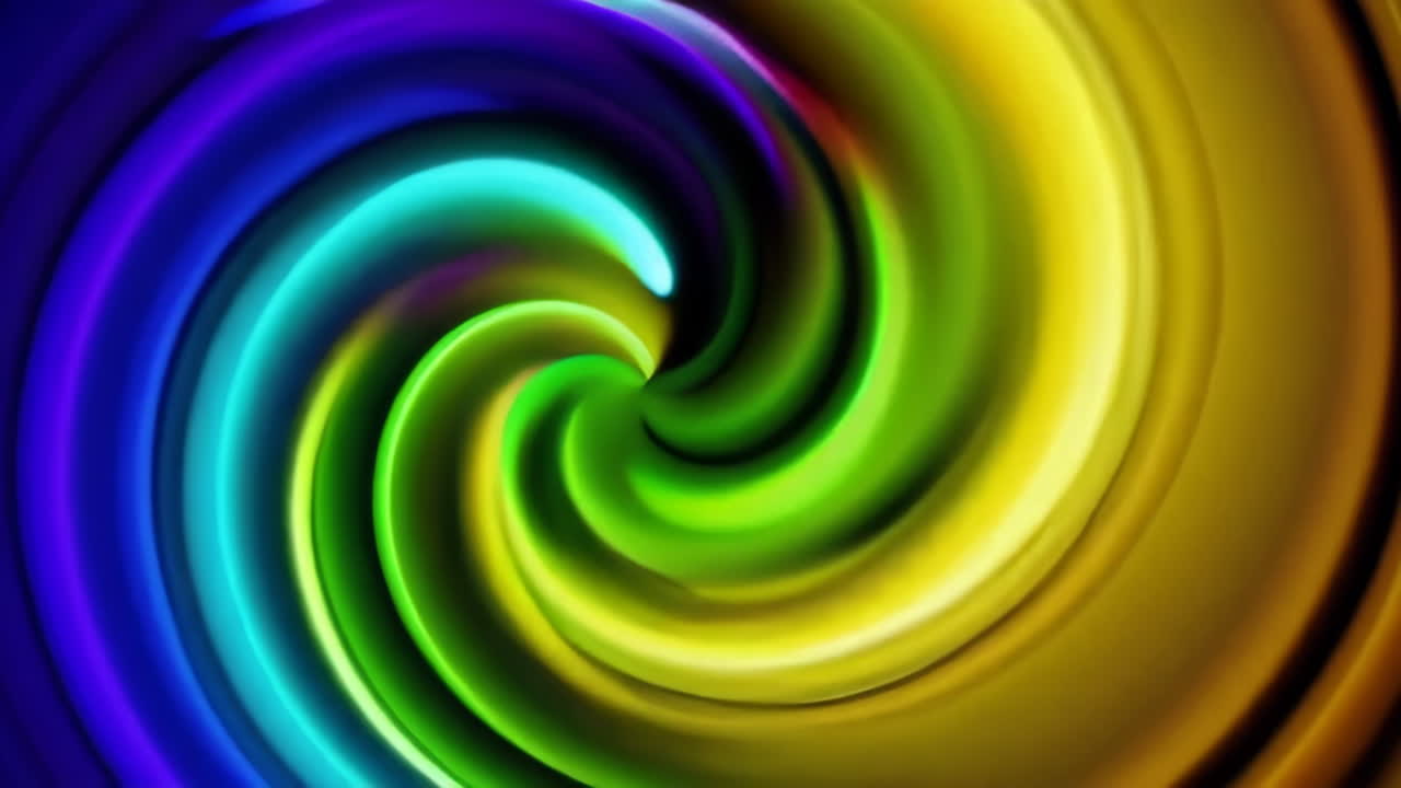 Abstract Colorful Swirling Patterns