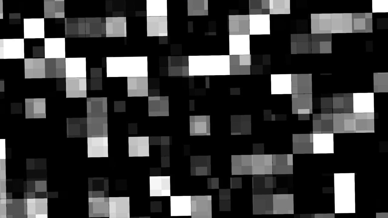 Abstract Background of Flickering Monochrome Squares