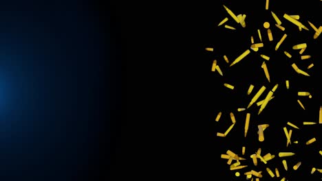 animation with lots of flying and rotating bulett patron on screen pistol shooting military police